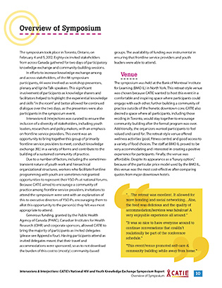 Sample page from the Intersexions & Interjections report