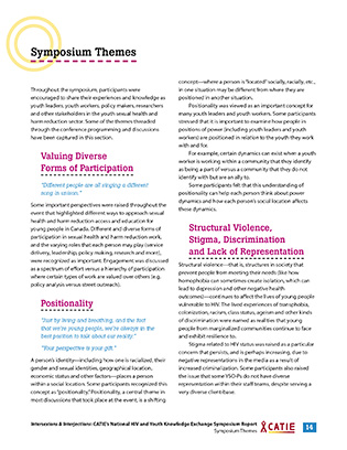 Sample page from the Intersexions & Interjections report